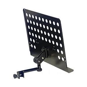 Comparateur de prix : Stagg MUS-ARM 2 - Grande tablette de pupitre perforée avec bras à fixer sur un stand