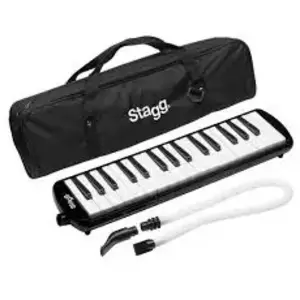 Stagg melosta32 bk - mélodica 32 tons + housse noir