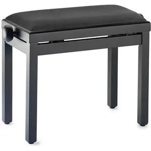 Banquette Piano Stagg PB39 Noir mat velours noir