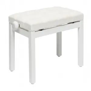 Stagg PB36 WHM VWH - Banquette Blanc Mat + Velours Blanc