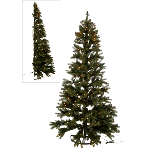 Comparateur de prix : J-Line Sapin De Noel + Led Demi Mural Plastique Vert TU