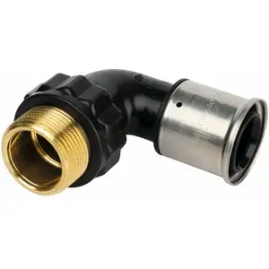 HENCO Coude 90° Mâle PVDF multicouche à sertir BE Ø50x4,0-1''1/4 pas cher