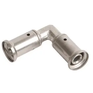 Henco - Coude 90° égal laiton multicouche à sertir th ou be Ø26x3.0