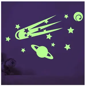 Ambiance-sticker Sticker phosphorescents avec comètes et planètesVendu parambiance-sticker