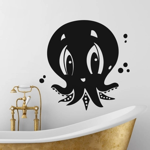 Ambiance-sticker Sticker Poulpe aux grands yeux pas cher
