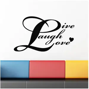 Ambiance-sticker Sticker Live laugh love IIVendu parambiance-sticker