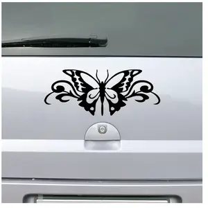 Ambiance-sticker Sticker Papillon tribal pour voiture pas cher