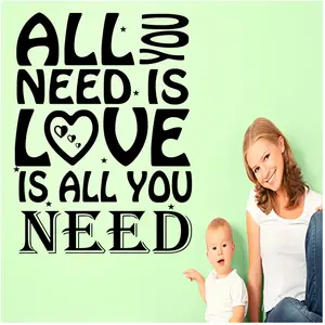 Ambiance-sticker Sticker Love is all you need pas cher