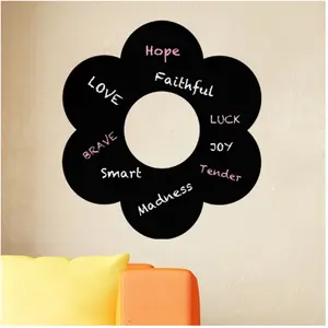 Ambiance-sticker Sticker ardoise Dessin d'une fleur pas cher