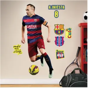 Ambiance-sticker Sticker FC Barcelone - Iniesta 120cm® pas cher