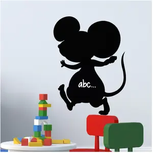 Ambiance-sticker Sticker ardoise Silhouette souris IVendu parambiance-sticker