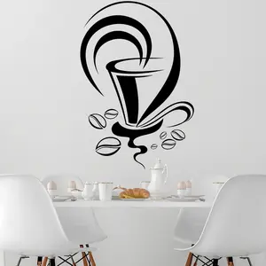 Ambiance-sticker Sticker Design Café pas cher