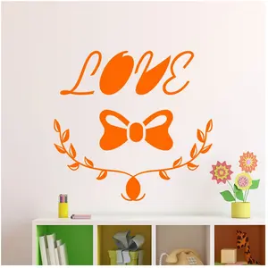 Ambiance-sticker Sticker Noeud love et fleurVendu parambiance-sticker