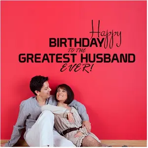 Ambiance-sticker Sticker Happy birhday to the greatest husband everVendu parambiance-sticker