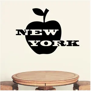 Ambiance-sticker Sticker New York et pomme pas cher