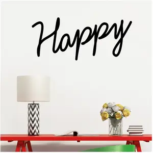 Stickers et adhésifs décoratifs : Sticker HappyVendu parambiance-sticker