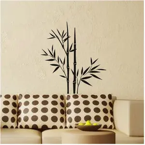 Ambiance-sticker Sticker Design tiges et feuilles de bambousVendu parambiance-sticker