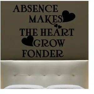 Ambiance-sticker Sticker Absence makes the heart grow fonderVendu parambiance-sticker