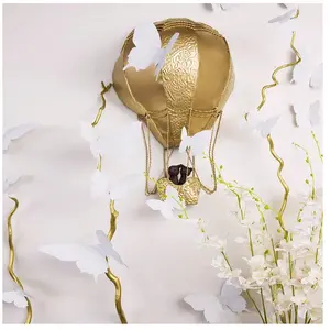 Ambiance-sticker Kit de 12 Stickers papillons 3D argentsVendu parambiance-sticker