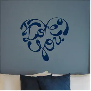 Ambiance-sticker Sticker I love you en forme de coeurVendu parambiance-sticker
