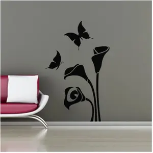 Ambiance-sticker Sticker Papillons et fleursVendu parambiance-sticker