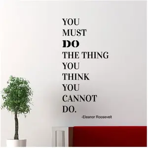Ambiance-sticker Sticker Eleanor Roosevelt - Do the thing you think you cannot doVendu parambiance-sticker