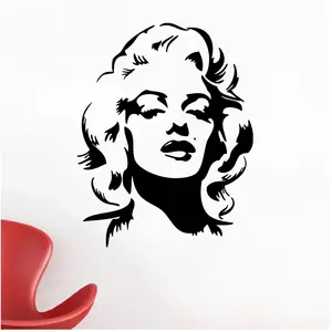 Ambiance-sticker Sticker Portrait Marilyn Monroe pas cher