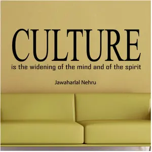 Sticker Jawaharlal Nehru - Widening of the minds and the spiritVendu parambiance-sticker