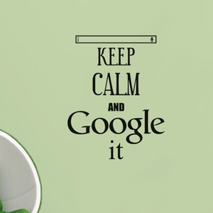 Ambiance-sticker Sticker Keep Calm and Google ItVendu parambiance-sticker