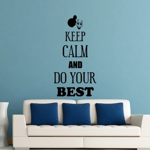 Ambiance-sticker Sticker Keep Calm and Do Your BestVendu parambiance-sticker