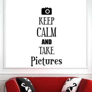 Ambiance-sticker Sticker Keep Calm and Take PictureVendu parambiance-sticker
