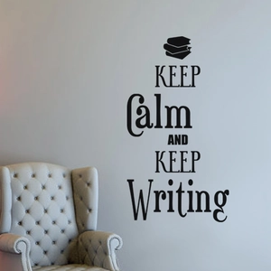 Ambiance-sticker Sticker Keep Calm and Keep WritingVendu parambiance-sticker