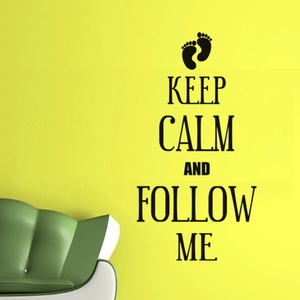 Ambiance-sticker Sticker Keep Calm and Follow MeVendu parambiance-sticker