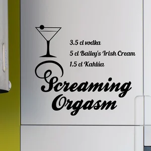 Ambiance-sticker Sticker déco cocktail Screaming OrgasmVendu parambiance-sticker
