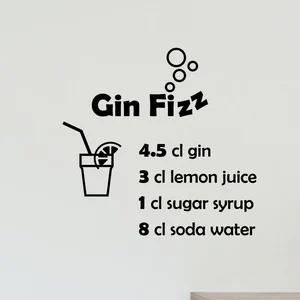 Ambiance-sticker Sticker déco Gin fizz cocktailVendu parambiance-sticker