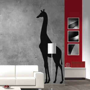 Ambiance-sticker Sticker Silhouette giraffe pas cher