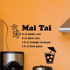 Ambiance-sticker Sticker déco cocktail Mai TaiVendu parambiance-sticker