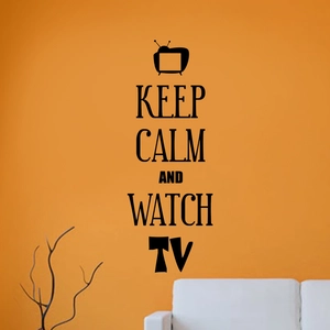 Ambiance-sticker Sticker Keep calm and watch TVVendu parambiance-sticker