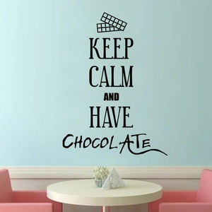 Ambiance-sticker Sticker Keep calm and have chocolateVendu parambiance-sticker