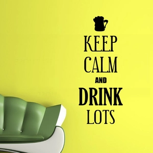 Ambiance-sticker Sticker Keep calm and drink lotsVendu parambiance-sticker