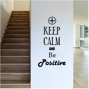 Ambiance-sticker Sticker Keep calm and be positiveVendu parambiance-sticker