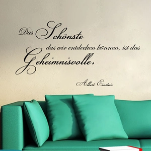 Ambiance-sticker Sticker Entdecken Geheimnisvolle - Albert EinsteinVendu parambiance-sticker