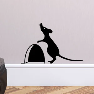 Ambiance-sticker Sticker trou de souris avec la souris 2 pas cher