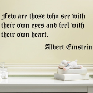Ambiance-sticker Sticker Eyes heart - A. Einstein pas cher