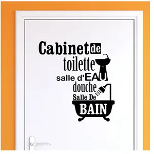 Ambiance-sticker Sticker porte cabinet de toiletteVendu parambiance-sticker