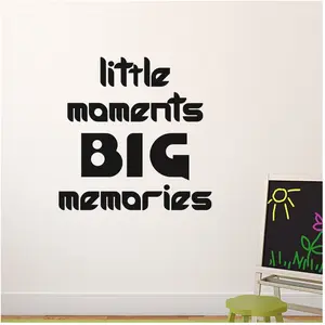 Ambiance-sticker Sticker citation Little moment, big memoriesVendu parambiance-sticker