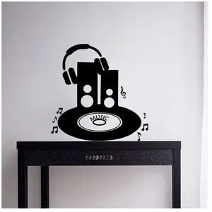 Ambiance-sticker Sticker Platine et note de musique pas cher