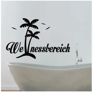 Ambiance-sticker Sticker salle de bain citation We Nassbereich pas cher