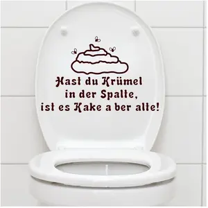 Sticker citation Wc Kast du krümel in der spalteVendu parambiance-sticker