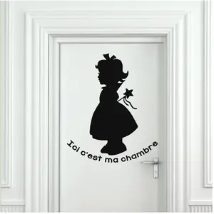 Ambiance-sticker Sticker citation ici c'est ma chambre petite filleVendu parambiance-sticker
